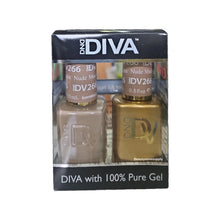 Load image into Gallery viewer, DND Diva Duo Gel &amp; Lacquer 266 Nude Mocha