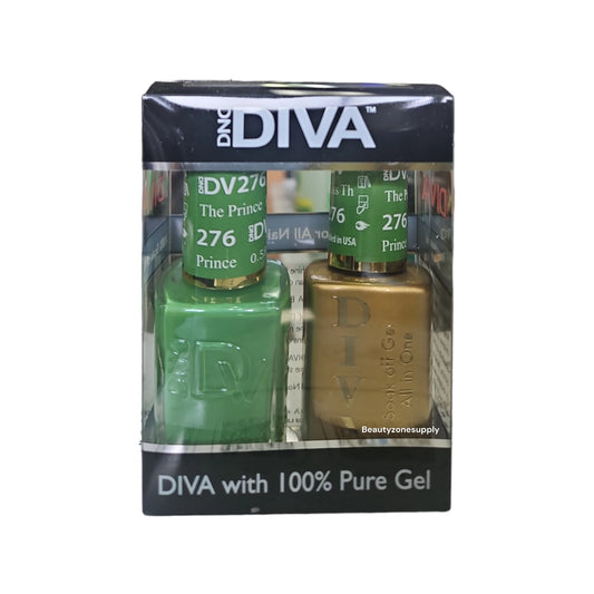 DND Diva Duo Gel & Lacquer 276 Kiss The Prince