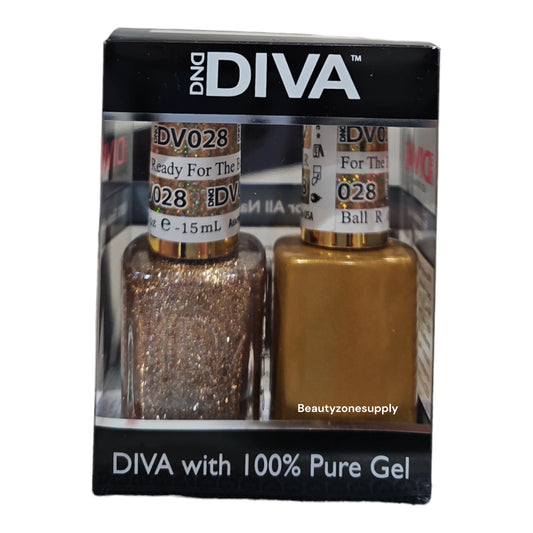 DND Diva Duo Gel & Lacquer 028 Ready For The Ball