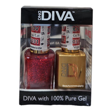 Load image into Gallery viewer, DND Diva Duo Gel &amp; Lacquer 031 Let&#39;s Go To Vegas
