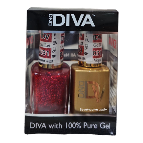 DND Diva Duo Gel & Lacquer 031 Let's Go To Vegas