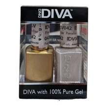 Load image into Gallery viewer, DND Diva Duo Gel &amp; Lacquer 042 Porcelain Fine