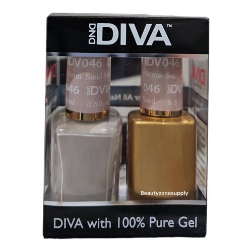 DND Diva Duo Gel & Lacquer 046 Sand Storm
