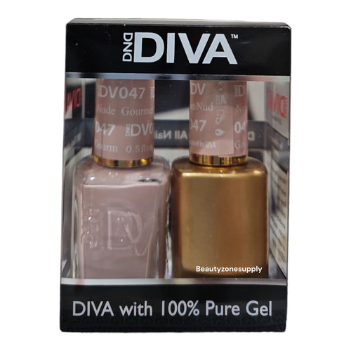 DND Diva Duo Gel & Lacquer 047 Gourmet Nude