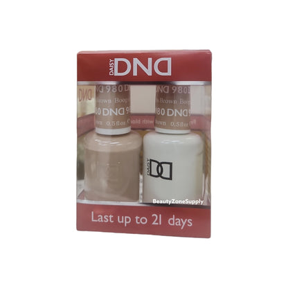DND Duo Gel & Lacquer Boogle On brown #980