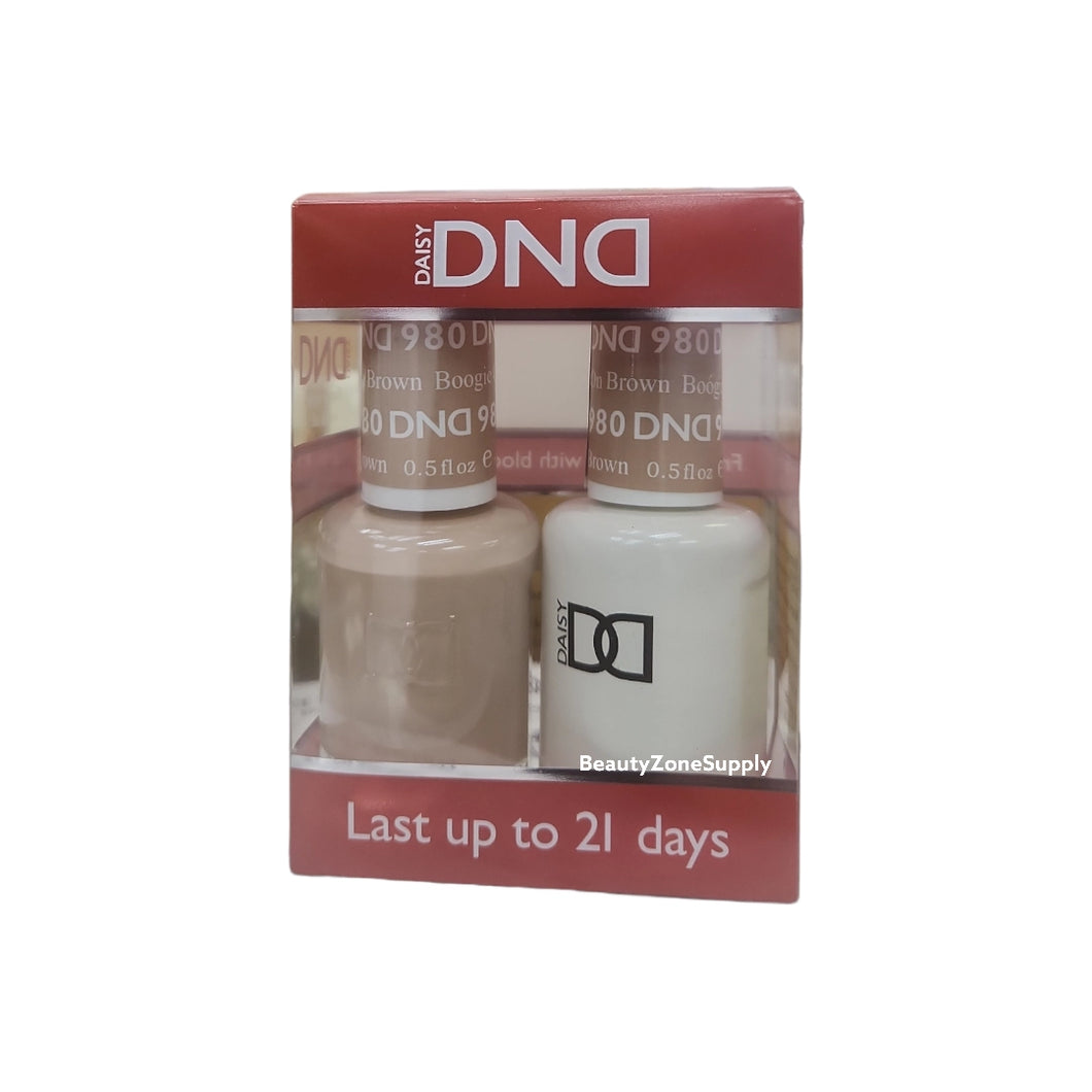 DND Duo Gel & Lacquer Boogle On brown #980