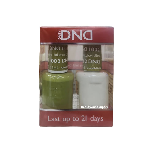 DND Duo Gel & Lacquer Jukebox Olive #1002