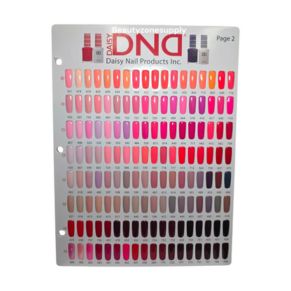 DND Duo Gel & Lacquer Page 2 Collection 144 Colors Set 2 - Free Shipping