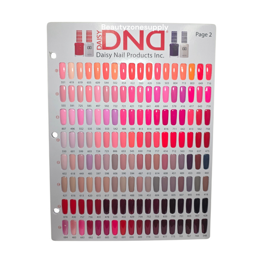 DND Duo Gel & Lacquer Page 2 Collection 144 Colors Set 2 - Free Shipping