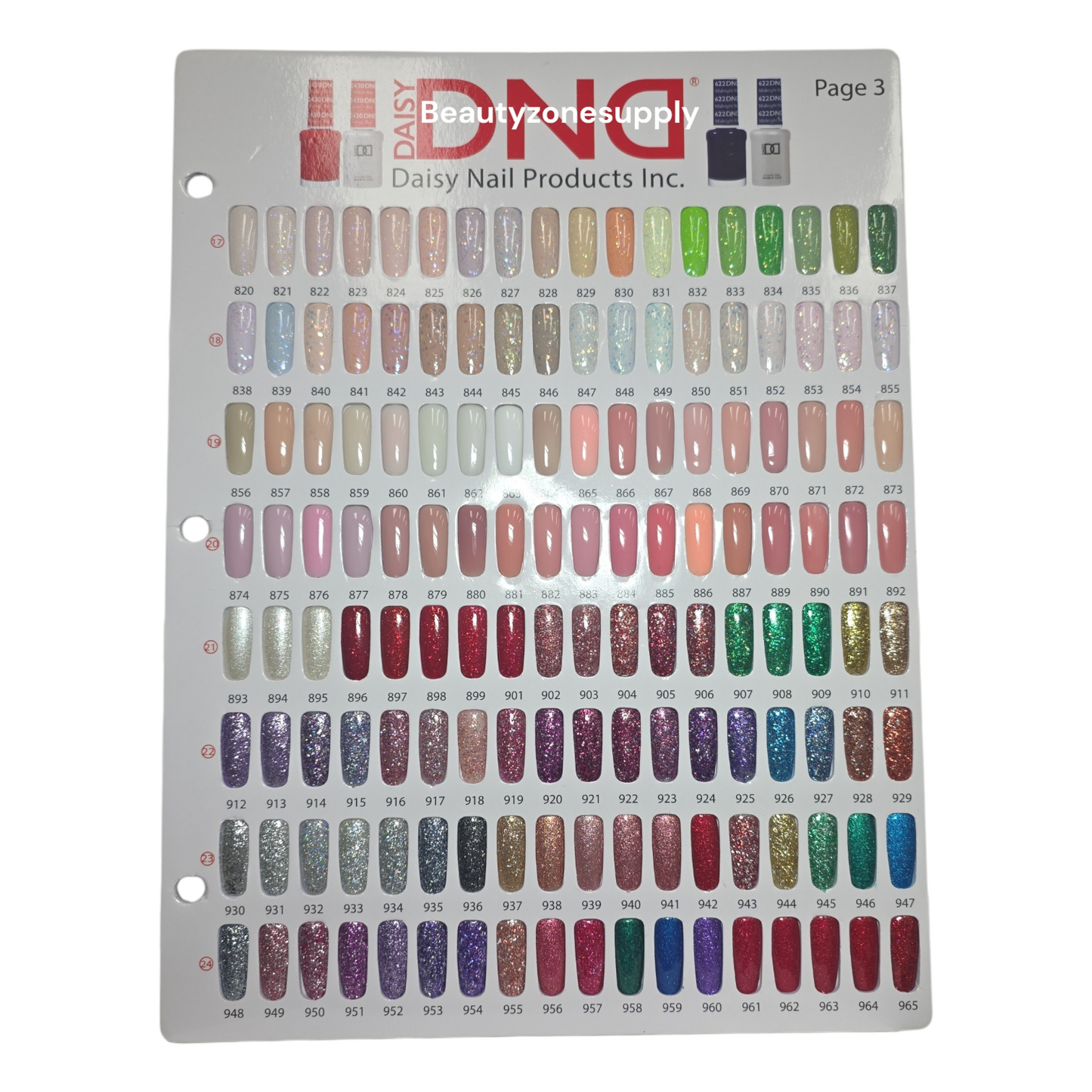 DND Duo Gel & Lacquer Page 3 Collection 144 Colors Set 3
