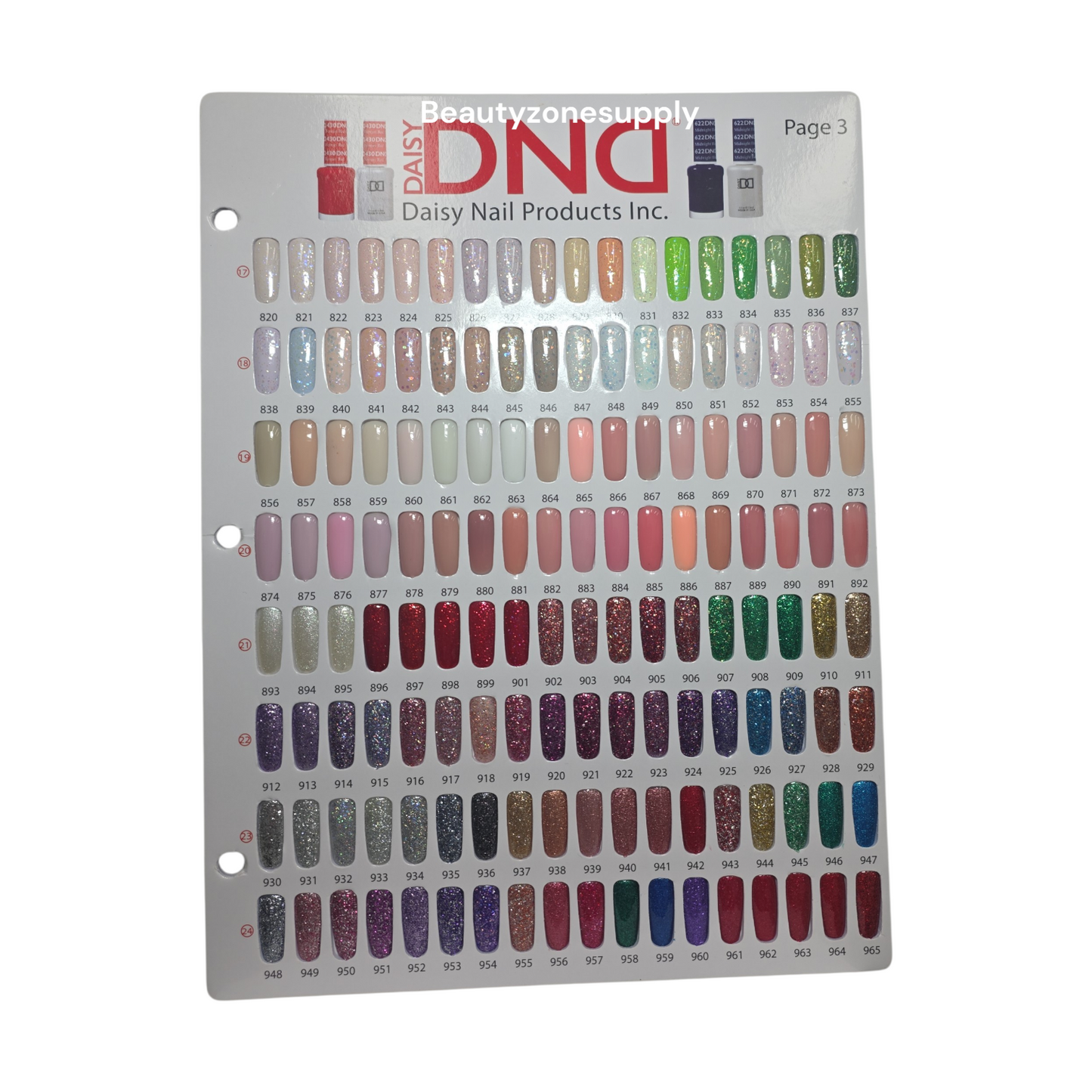 DND Duo Gel & Lacquer Page 3 Collection 144 Colors Set 3