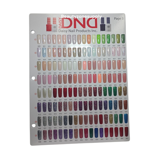 DND Duo Gel & Lacquer Page 3 Collection 144 Colors Set 3