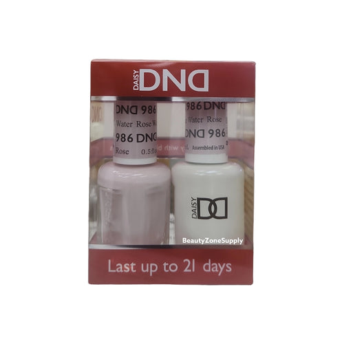 DND Duo Gel & Lacquer Rose Water #986
