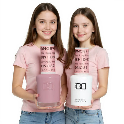 DND Duo Gel & Lacquer Rosy Pink #891