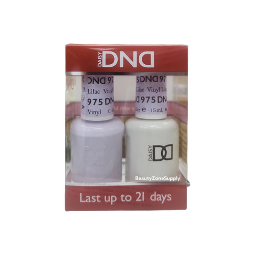 DND Duo Gel & Lacquer Vinyl Lilac #975