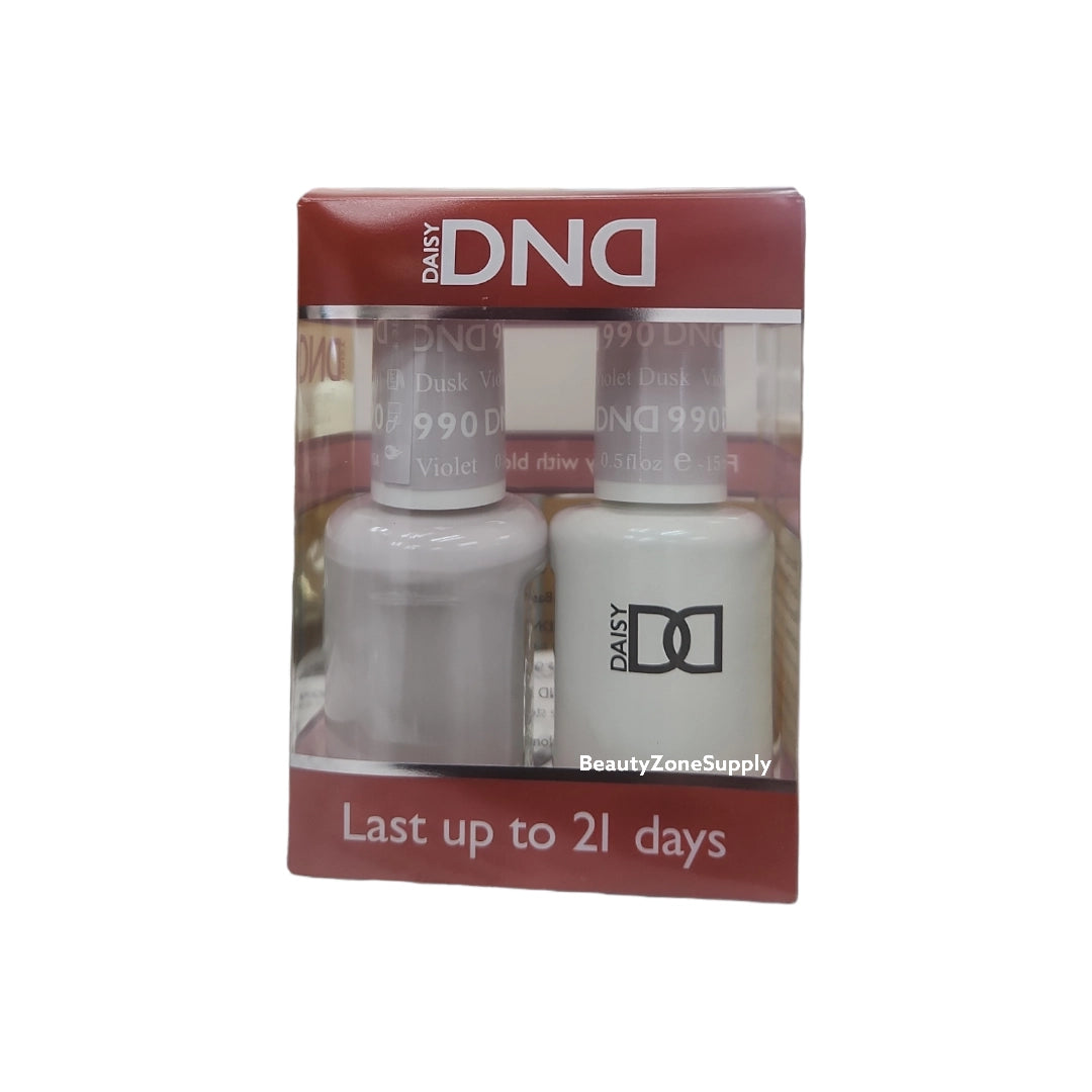 DND Duo Gel & Lacquer Violet Dusk #990