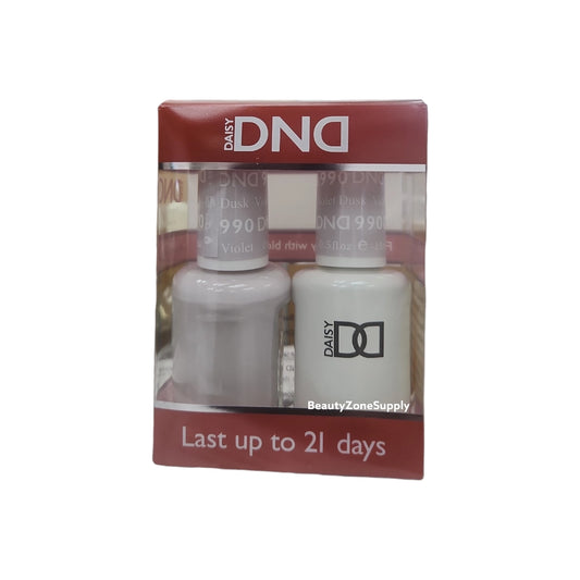 DND Duo Gel & Lacquer Violet Dusk #990