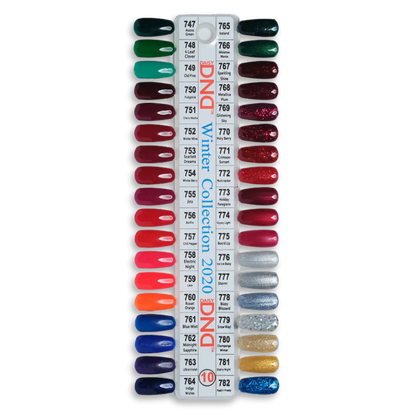 DND Gel Board Set 36 bottle with Swatches #10