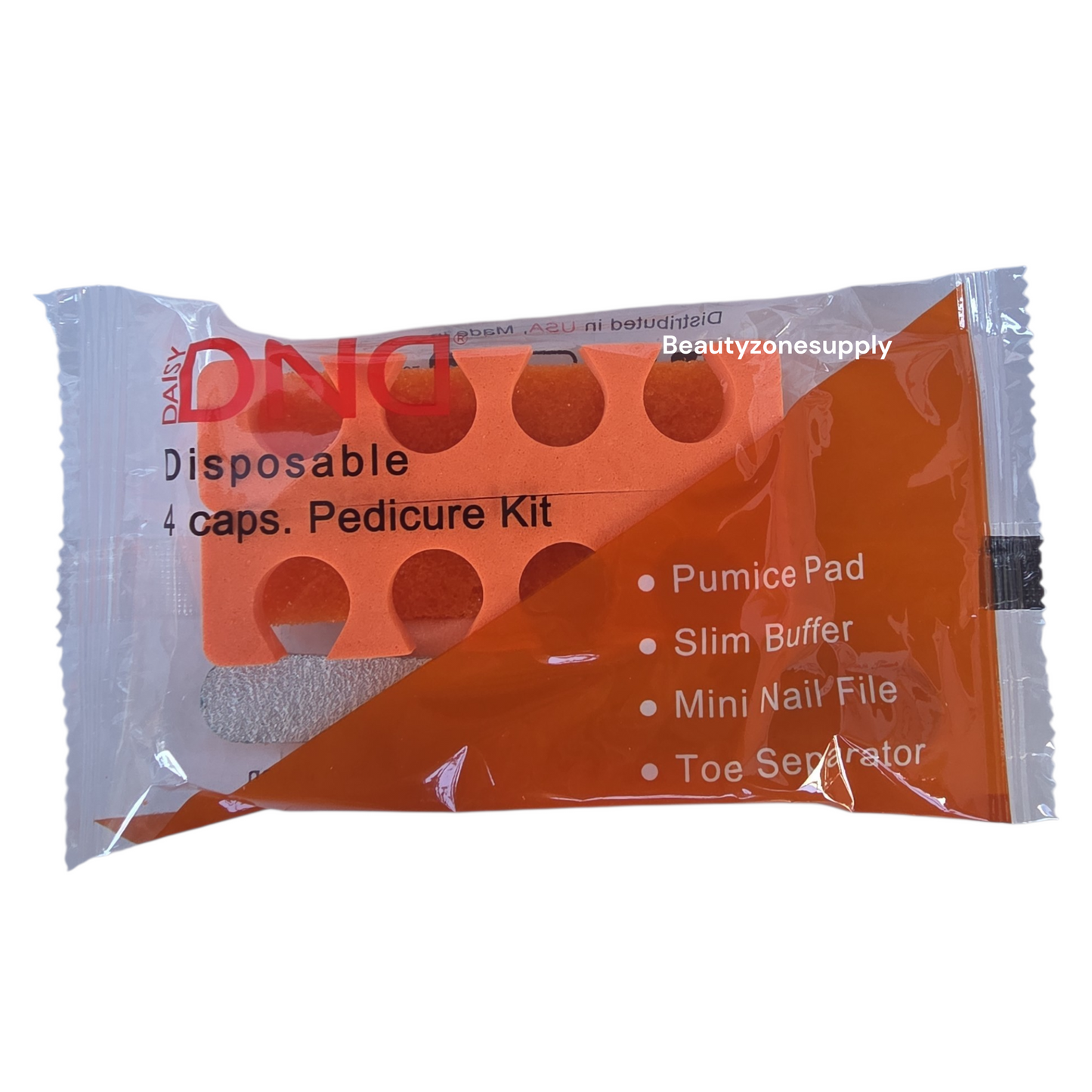 DND Pedicure Kit Orange 200 Kits/Box