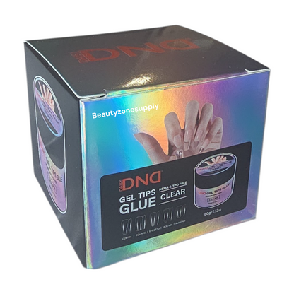 DND Soft Gel Tips E Glue Jar 2.2 fl oz #2 HEMA & TPO Free!