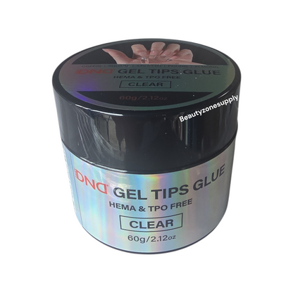 DND Soft Gel Tips E Glue Jar 2.2 fl oz #2 HEMA & TPO Free!
