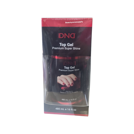 DND Top Coat No Cleanse #600 Refill 16 oz