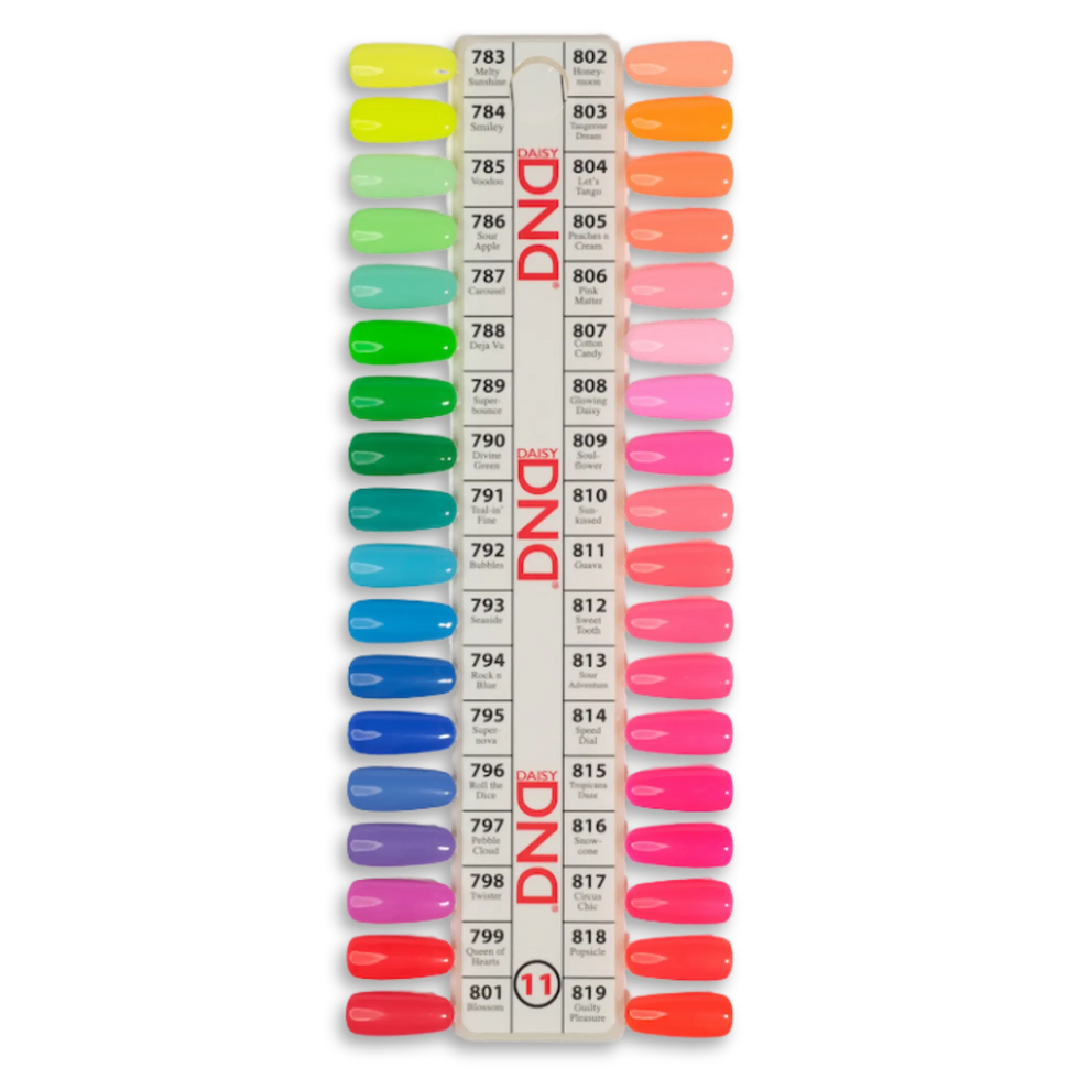 DND Gel Board Set 36 bottle with Swatches #11