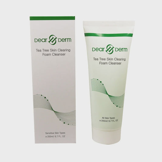 Dearderm Tea Tree Skin Clearing Foam Cleanser 6.7oz/190g