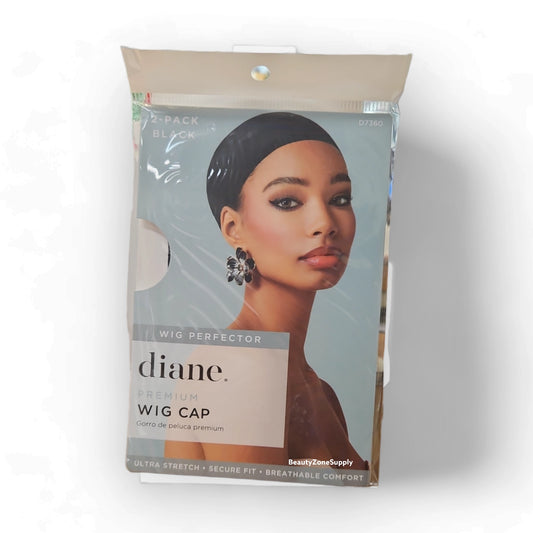 Diane Premium Wig Cap Black #D7360