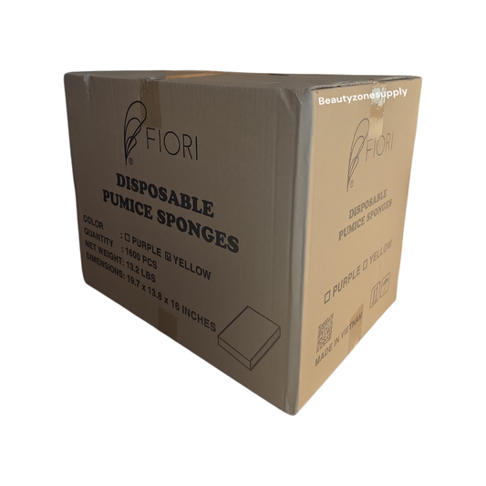 Disposable Pumice Pro Pumice Yellow Coarse 1600  pcs PW3 Case - BeautyzoneNailSupply