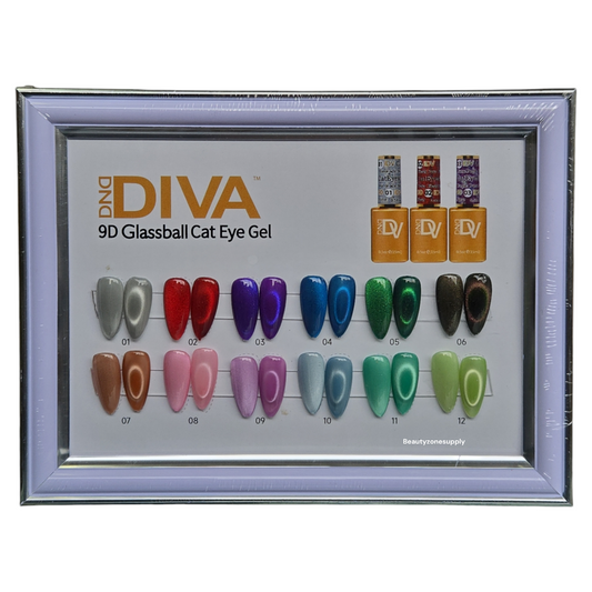 DND Diva 9D Glassball Cat Eye Gel #08 Kitty Blossom