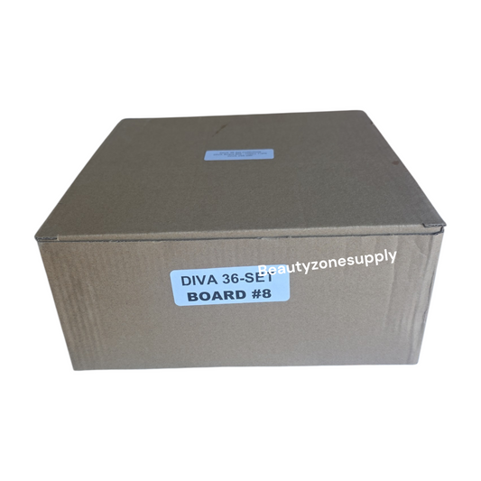 Diva Gel Board Set 36 bottle with Swatches #8
