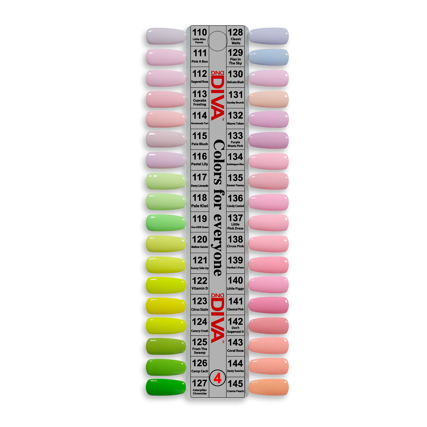 Diva Gel Board Set 36 bottle with Swatches #4