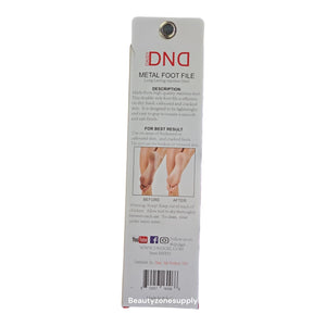DnD Foot File Metal Stainless Callus Remover 2 size Fine & Coarse