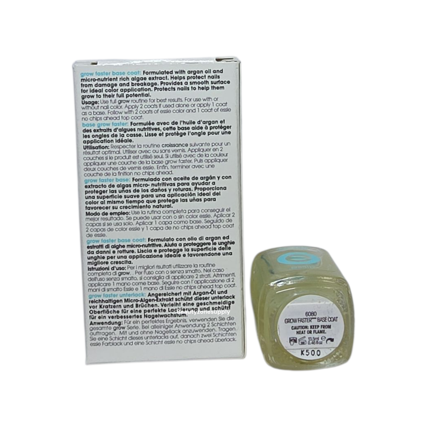 ESSIE Nail Lacquer Grow Faster Base Coat 0.46 oz