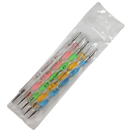 EZ Art Dotting Tool Marble Acrylic handle 5 pcs