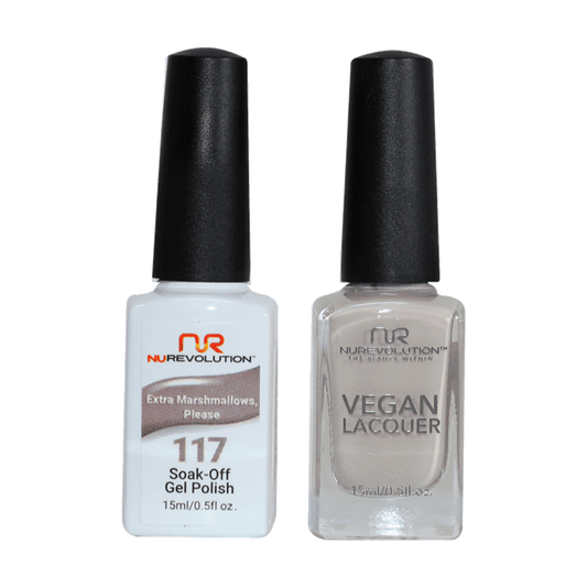 Nurevolution Gel & Polish #117 Extra Marshmallows, Please