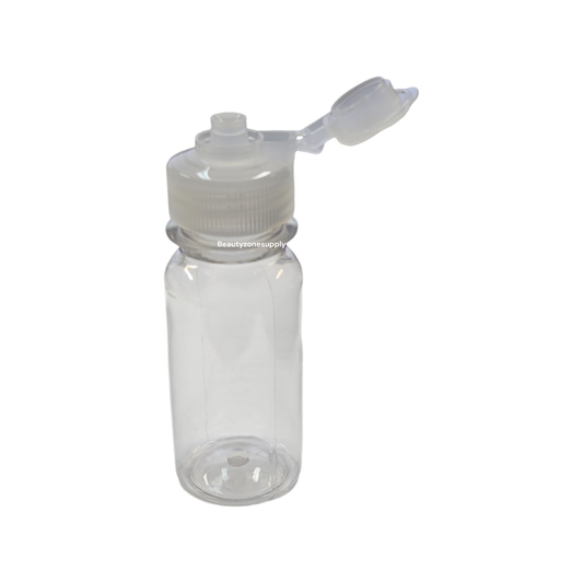 Empty Bottle 2 oz With Clear Close Cap