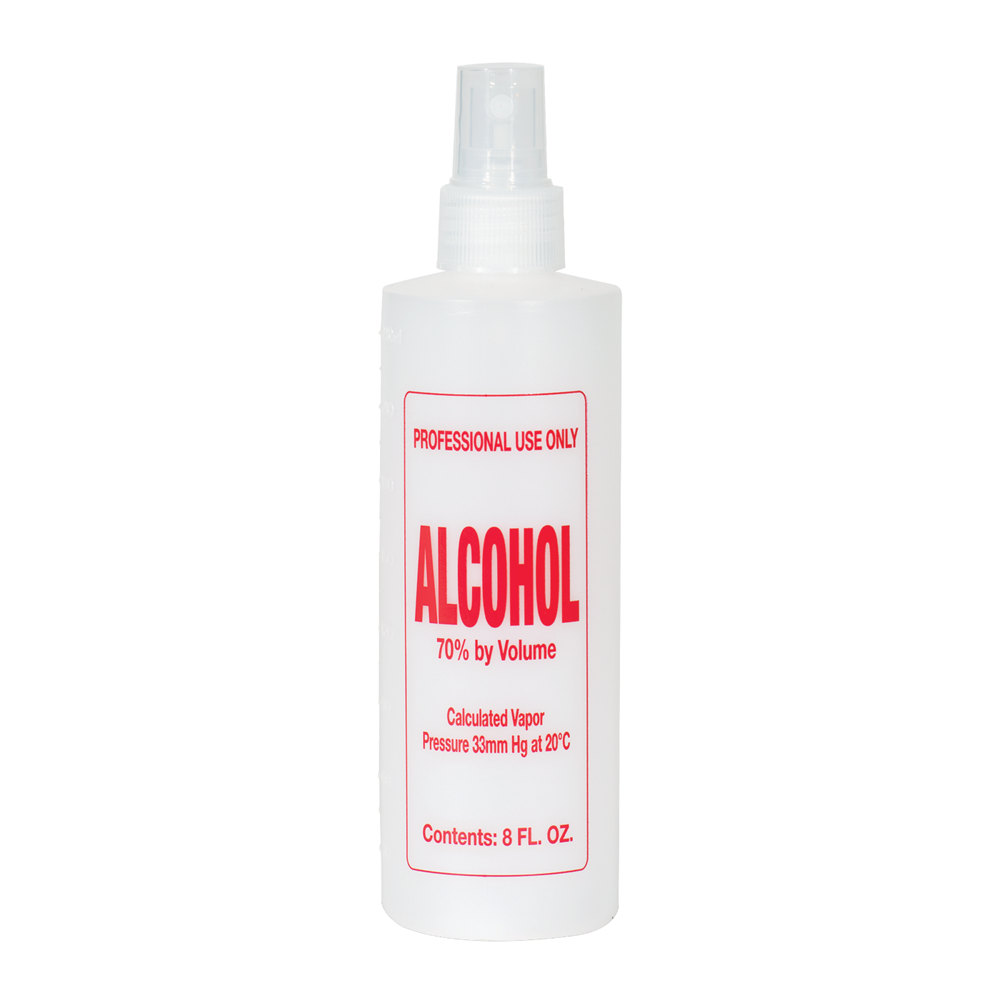 Empty Imprinted Spray Bottle Alcohol 8 oz. Item#B113