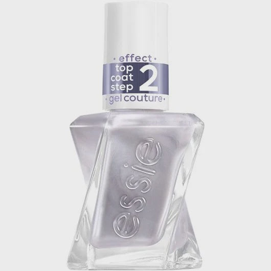 Essie Gel Couture Effect Top Coat Glazed chrome 0.46 Oz #03