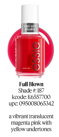 Essie Gel Nail Polish color Full Blown 0.46 oz #187