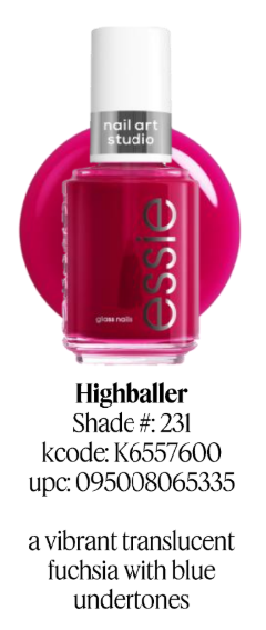 Essie Gel Nail Polish color Highballer 0.46 oz #231
