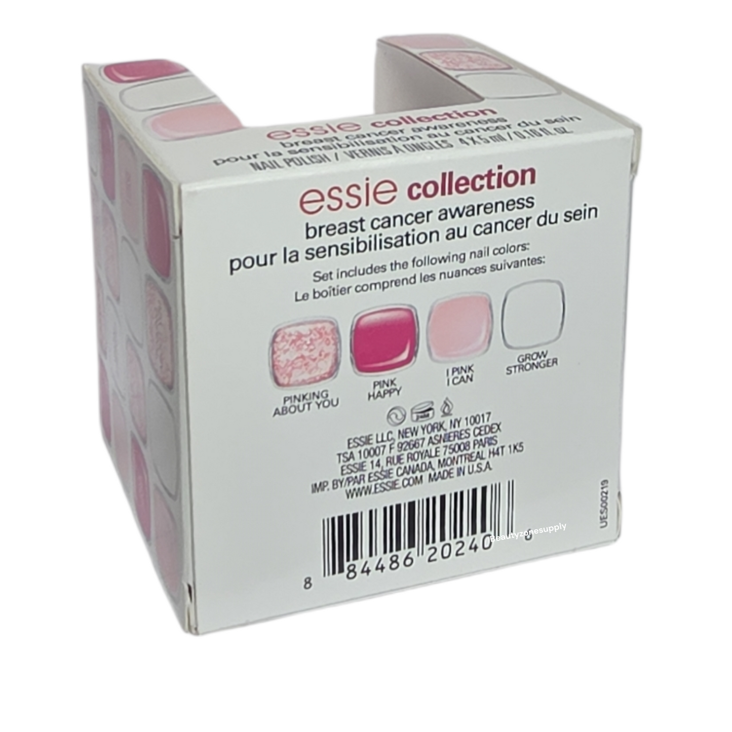 Essie Nail Polish Mini Collection Breast Cancer Awareness 4x5 ml /016 fl oz