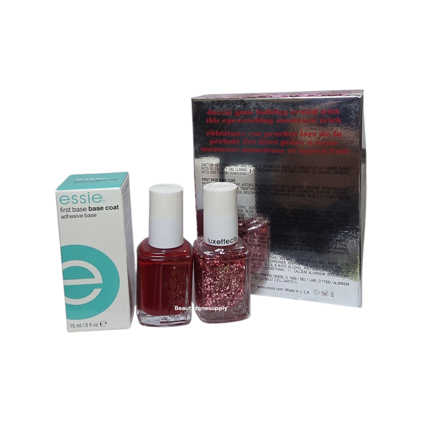 Essie Razzle Dazzle Set 3 pcs First Base - Limited Addiction - A Cut above