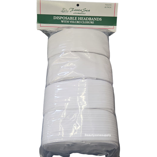 Fanta Sea Disposable Headbands With Velcro 48 pack FSC472