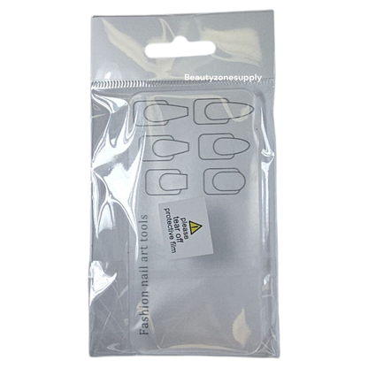 Fashion nail art tool Mix pallet Clear Thick