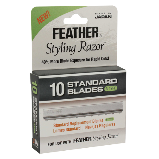 Feather Standard R-Type Replacement Blades - 10 Pack #F120110