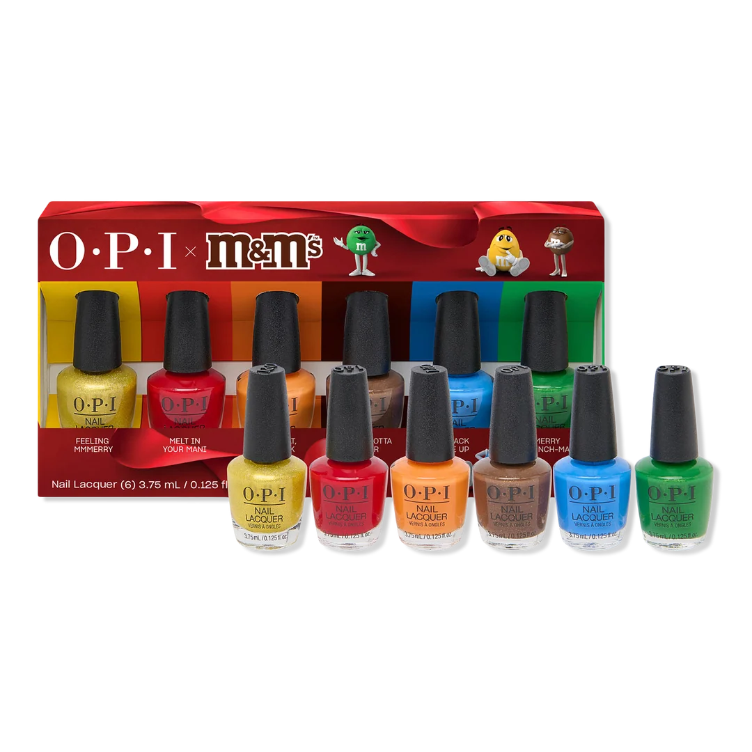 OPI Nail Lacquer 6 pc Mini Pack Holiday 2026 M&M #HRT38