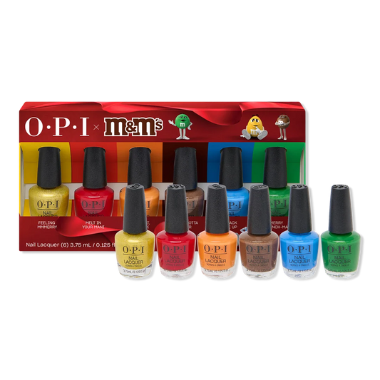 OPI Nail Lacquer 6 pc Mini Pack Holiday 2026 M&M #HRT38