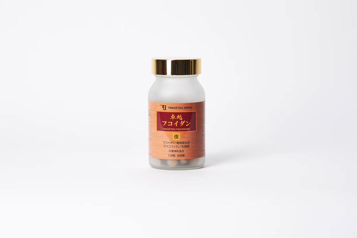 Takuetsu Japan Fucoidan “YORU(Night)” 120 Capsules Brown Box